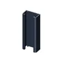 Glissière Aluminium Pour Clôture Klos-Up ! Gris, L.2.2 X H.120 Cm