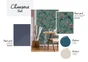 Papier Peint Vinyle Lisse Mat Denim N°1