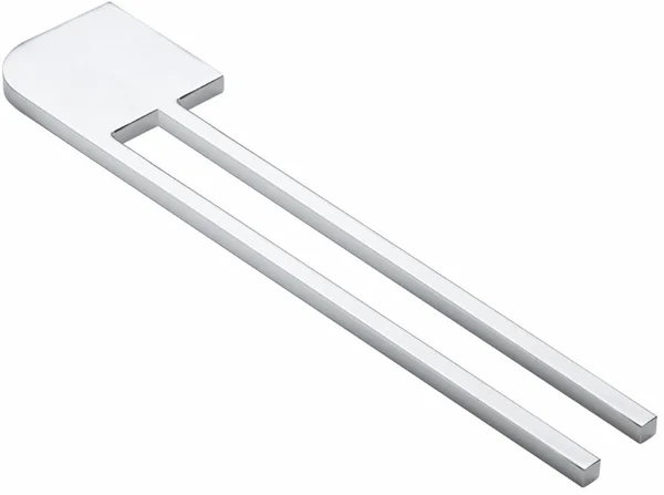 Porte-serviettes, chromé brillant l.8 cm Image