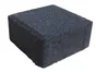 Pavé Béton Ergo, Noir L.12.5 Cm X L.12.5 Cm X Ep.60 Mm
