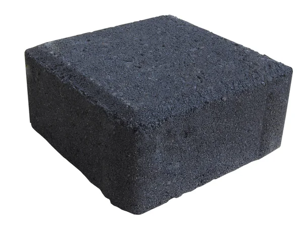 Pavé Béton Ergo, Noir L.12.5 Cm X L.12.5 Cm X Ep.60 Mm