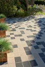 Pavé Béton Ergo, Noir L.12.5 Cm X L.12.5 Cm X Ep.60 Mm