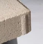 Pavé Béton Ergo, Blanc L.12.5 Cm X L.12.5 Cm X Ep.60 Mm