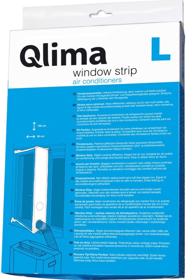 Kit cache fenêtre QLIMA 205X105 cm