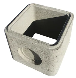 Rehausse Bt30 Béton, 30X30X25 Cm