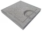 Couvercle Béton Gris Lib, L.40 X L.40 X Ep.33 Cm