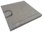 Couvercle Béton Gris Lib, L.50 X L.50 Cm