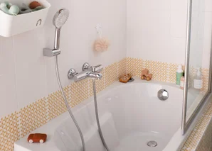 Mitigeur thermostatique de baignoire, SENSEA Bora,  chromé