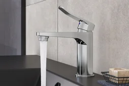 Mitigeur De Eau Chaude Et Froide Gris Chromé, Sensea Bora