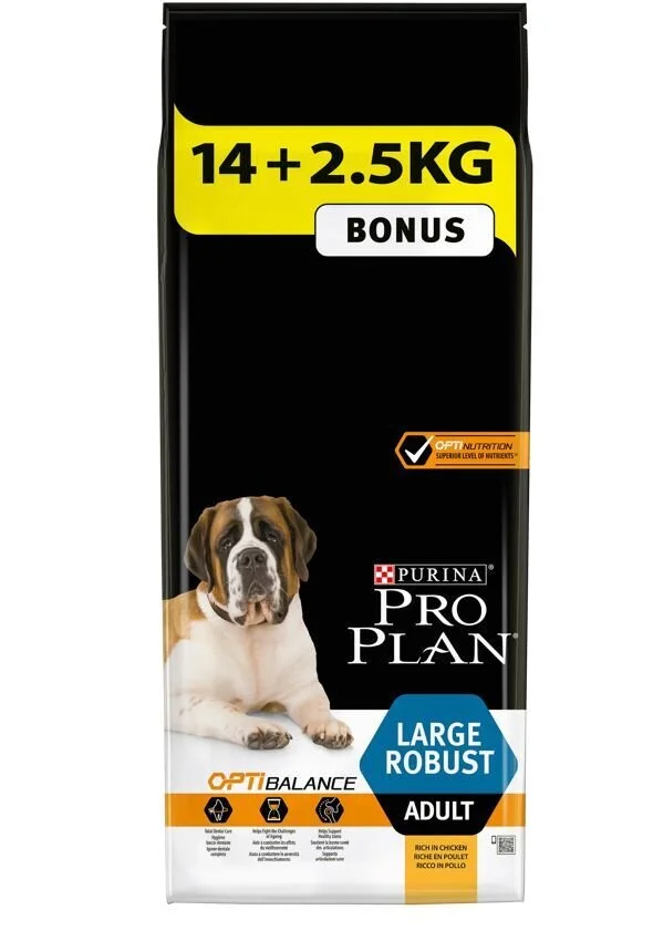 Purina Pro Plan Chien Adulte Large Robustust 14Kg+2,5 Gratis