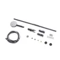 Ensemble de douche, pommeau de douche 1 jet, flexible et barre, SENSEA,chromé