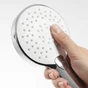Ensemble de douche, pommeau de douche 3 jets, flexible et barre, SENSEA Bora, chromé