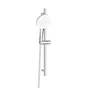 Pommeau de douche 3 jets, flexible et barre, SENSEA, chromé