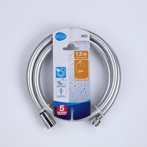 Flexible de douche L.150 cm chrome, SENSEA Neo