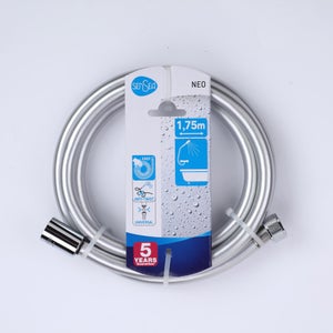 Flexible de douche L.175 cm chrome, SENSEA Neo