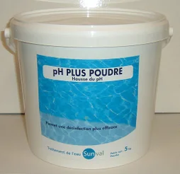 Réhausseur de ph piscine, en poudre 5 kg
