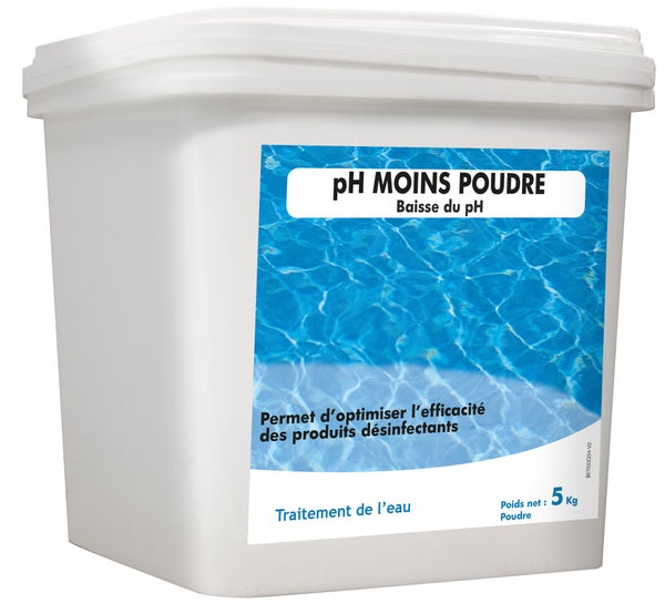 Réducteur de ph piscine enfant, en poudre 5 kg