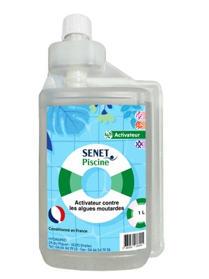 Anti-algues moutarde piscine, liquide 1 litre