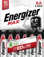 Lot De 6 Piles Alcaline Aa Max, 1.2 V, Energizer