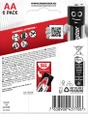 Lot De 6 Piles Alcaline Aa Max, 1.2 V, Energizer