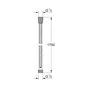 Flexible de douche L.175 cm chrome, Grohe Vitalioflex