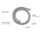 Flexible de douche L.150 cm chrome, Grohe Vitalioflex