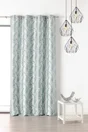 Rideau Tamisant, Palme Vert D'Eau L.145 X H.250 Cm Linder