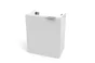 Meuble de salle de bains simple vasque l.40 x H.48.2 x P.27.5 cm, blanc, Essenti
