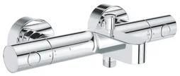 Mitigeur thermostatique de baignoire chromé, GROHE Precision clova