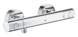 Mitigeur thermostatique douche chromé, GROHE Precision clova