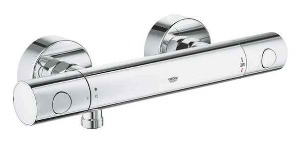 Mitigeur thermostatique douche chromé, GROHE Precision clova