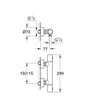 Mitigeur thermostatique douche chromé, GROHE Precision clova