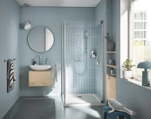 Mitigeur thermostatique douche chromé, GROHE Precision clova