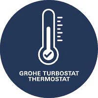 Mitigeur thermostatique douche chromé, GROHE Precision clova
