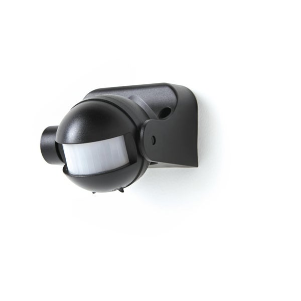 Détecteur De Mouvement Pour Éclairage 180 ° Noir Lexman
