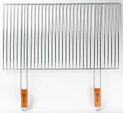 Grille barbecue manche en bois