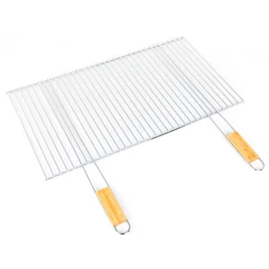 Grille barbecue manche en bois
