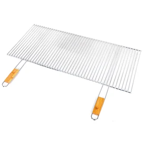 Grille barbecue manche en bois