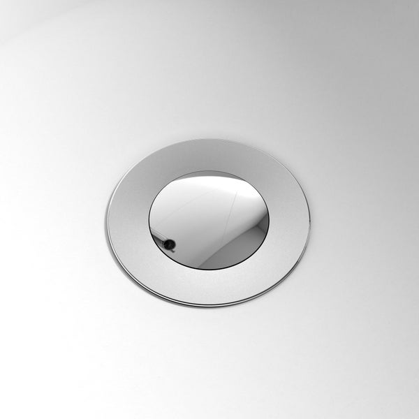 Bonde clic-clac universelle clapet rentrant à visser EQUATION chrome
