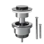 Bonde clic-clac universelle clapet rentrant à visser EQUATION chrome