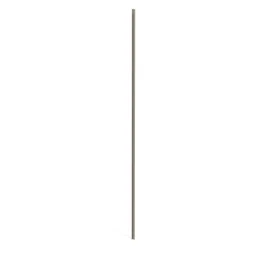 Closoir pour poteau alu Klos'up ! gris quartz, H.230 x l.2.5 x P.2.5 cm