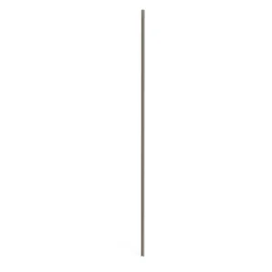Closoir pour poteau alu Klos'up ! gris quartz, H.230 x l.2.5 x P.2.5 cm
