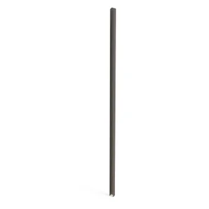 Closoir pour poteau alu Klos'up ! gris sablé, H.120 x l.2.5 x P.2.5 cm