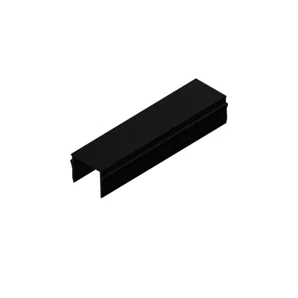Closoir pour poteau alu Klos'up ! noir, H.120 x l.2.5 x P.2.5 cm