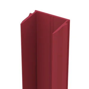 Closoir pour poteau alu Klos'up ! rouge, H.120 x l.2.5 x P.2.5 cm