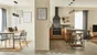 Pied Meuble Design Rei Fixe Métal Brut Noir