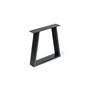 Pied Meuble Design Rei Fixe Métal Brut Noir
