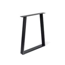 Pied Meuble Design Rei Fixe Métal Brut Noir