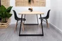 Pied Meuble Design Rei Fixe Métal Brut Noir