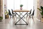 Pied Meuble Design Rei Fixe Métal Brut Noir